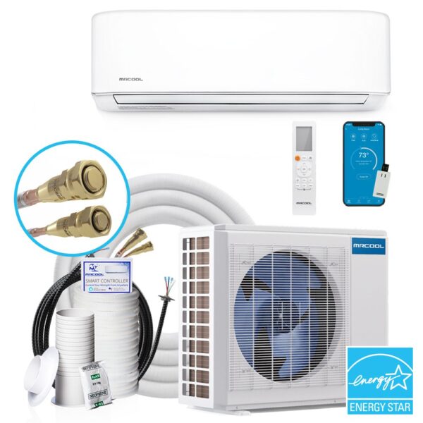 MRCOOL® E Star DIY 4th Gen Ductless Mini-Split Heat Pump Complete System