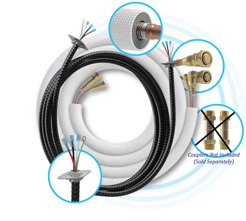 25ft DIY 4th Gen Install Kit for 12/18k with cable for DIY or Easy Pro Systems