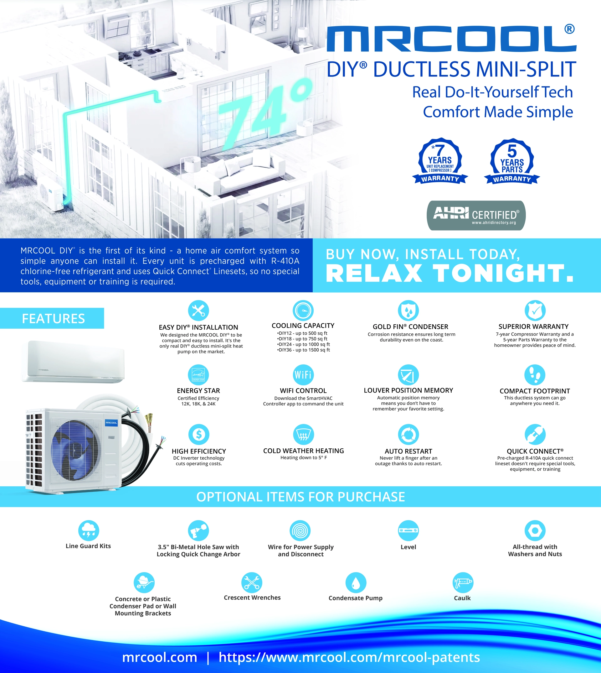 MRCOOL Mini Split Features